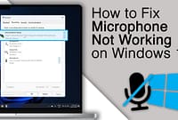 How to Fix Microphone Not Working On Windows 11
